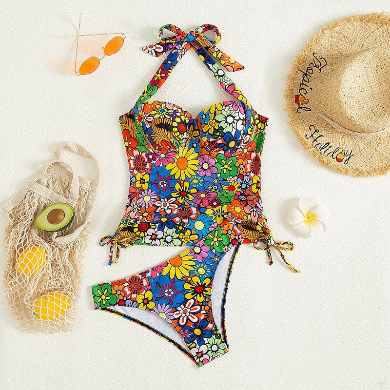 European And American Bikini Split Swimwear