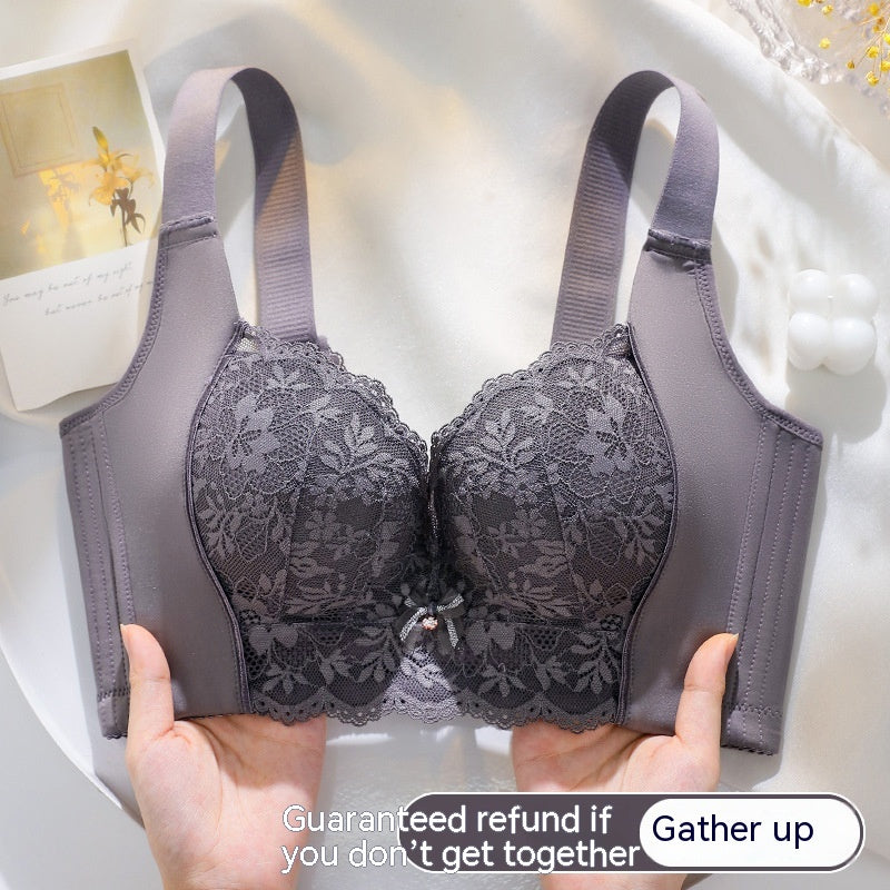 Adjustable Push Up Correction Anti-sagging External Expansion Side Drawing Bra