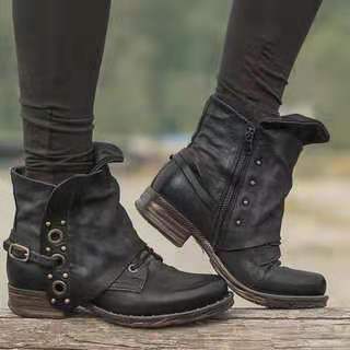 New European And American Plus Size Women's Boots