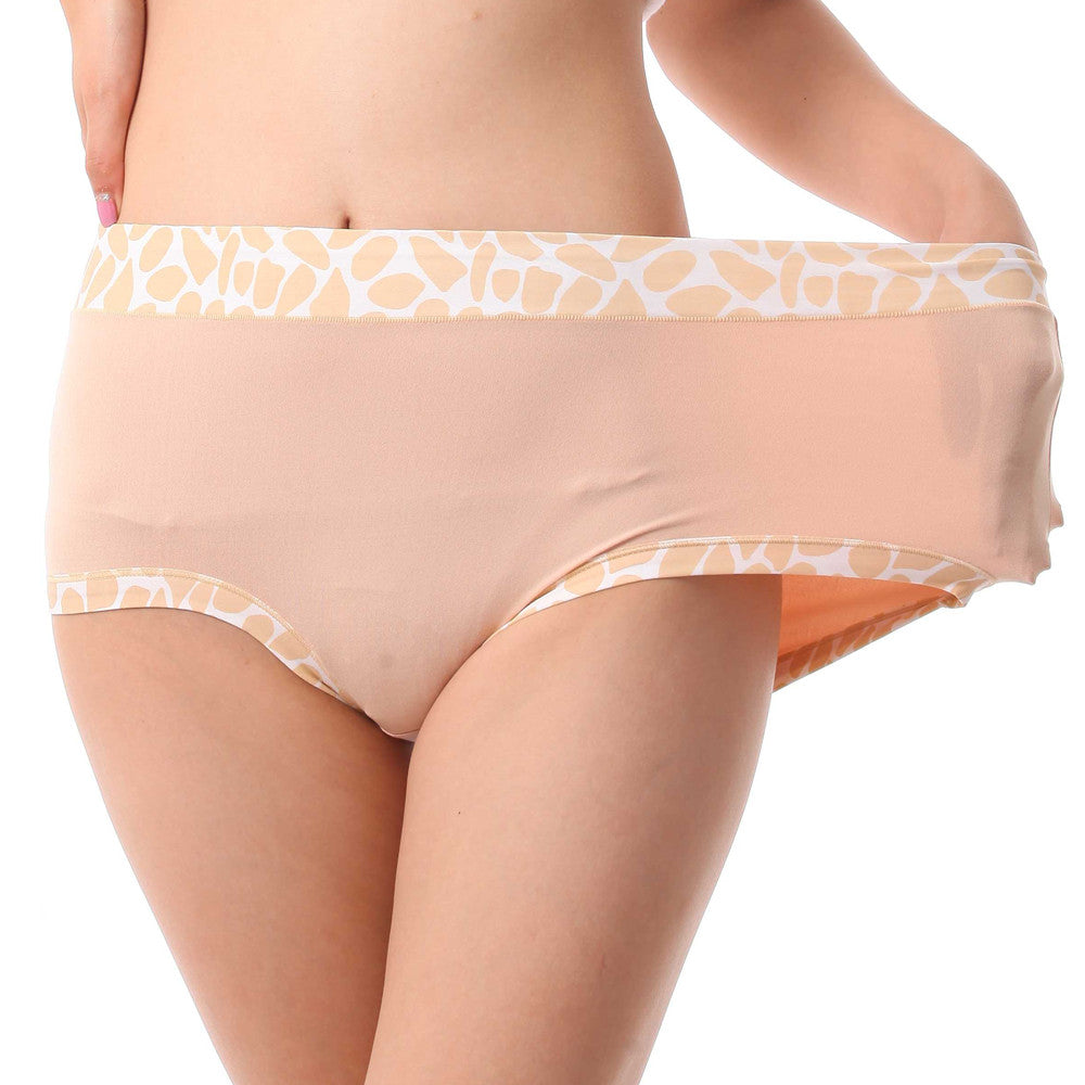 Milk Silk Briefs With High Waist And Belly Without Trace