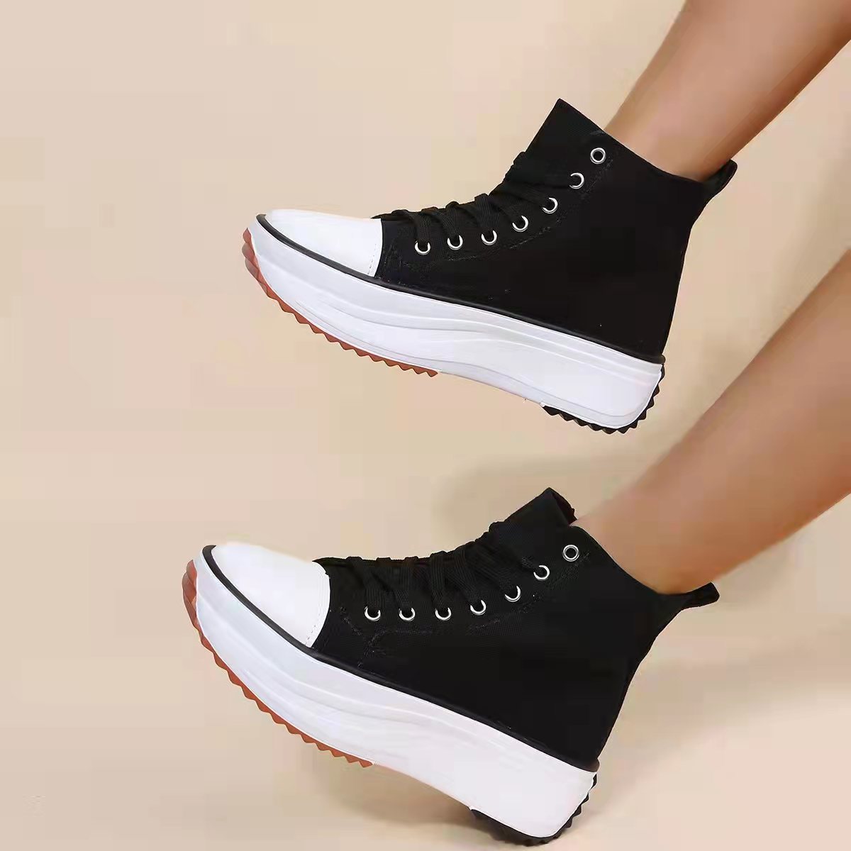 Women's Shoes Casual Wedge Platform Height Increasing Casual Pumps Women