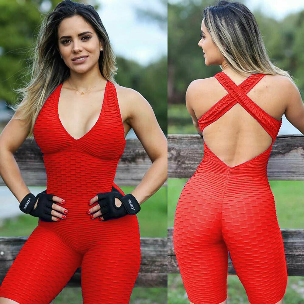 Backless One-piece Yoga Pants One-piece Fitness