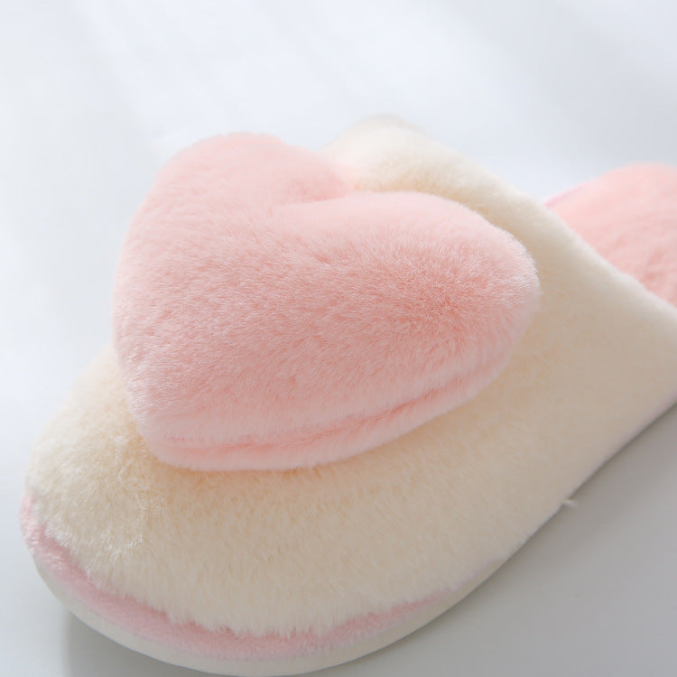 Love Women's Home Thick Warm Slippers