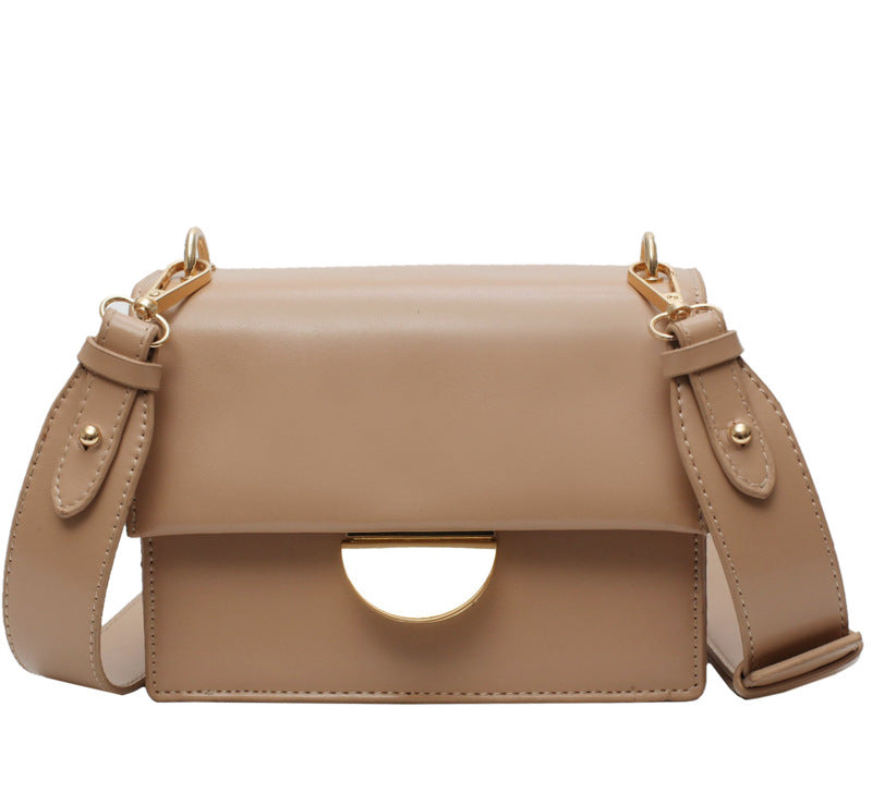 Wide Shoulder Strap All-match Simple One-shoulder Small Square Bag