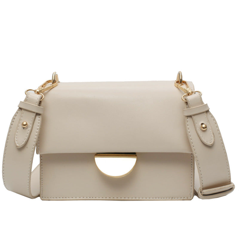 Wide Shoulder Strap All-match Simple One-shoulder Small Square Bag