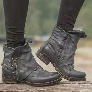 New European And American Plus Size Women's Boots