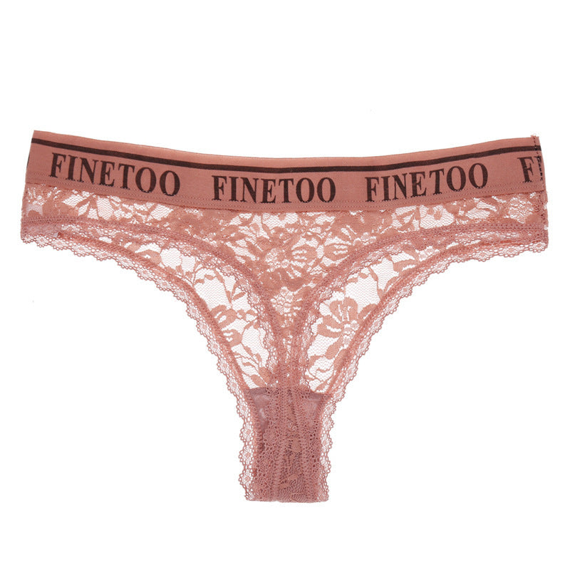 Ladies Thong Panties Lace T-Pants