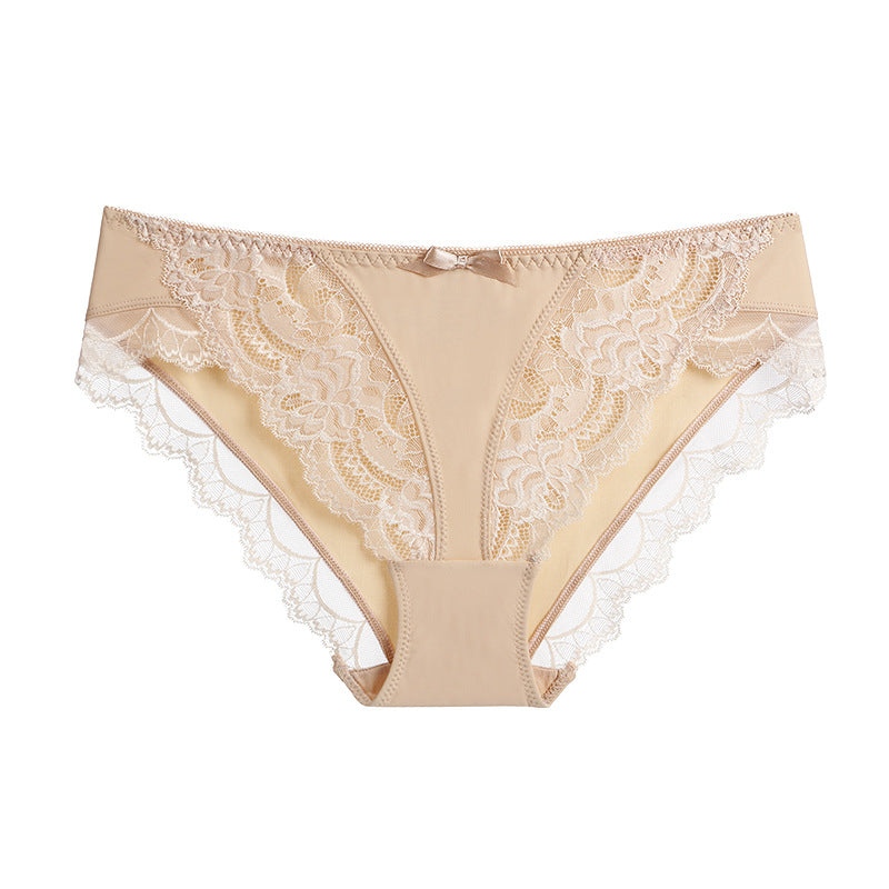 Lace Women's Panties Purified Cotton Crotch