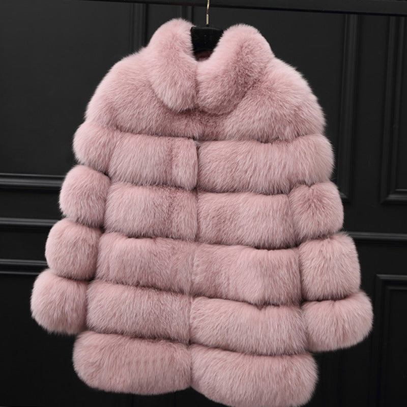 Winter Women's Luxury Thick Long Fur Coat